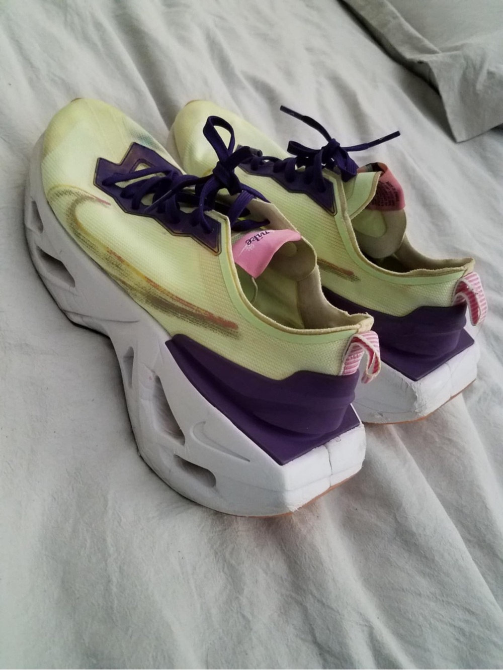 Nike Zoom X Vista Grind Barely Volt Pink Purple White Womens Size 9